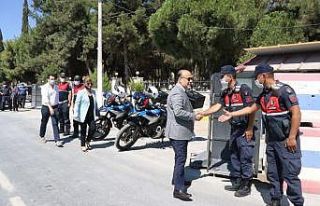 Yavuz güvenlik güçleri ile bayramlaştı