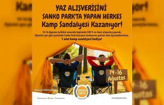 Yaz hediyesi kamp sandalyeniz Sanko Park’tan
