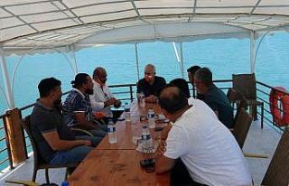 Yeşil sahalardan mavi sulara yolculuk ettiler