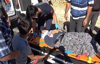 Yola dökülen mazot kazaya neden oldu: 2 yaralı