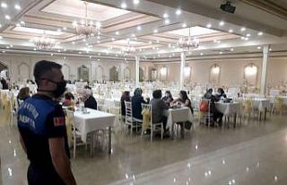 Zabıtadan düğün salonu denetimi