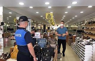 Zabıtadan korona virüs denetimleri