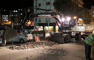 Zafer Meydanı’nda asfaltlama çalışmaları başladı