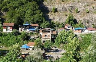Zonguldak’ta 40 kişinin yaşadığı mahalleye...