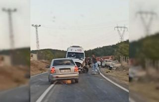 112 ambulansı Kastamonu yolunda kaza yaptı