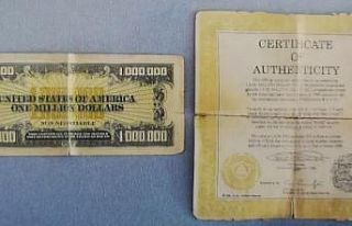 1 milyon dolar banknot ve sertifikası ele geçirildi