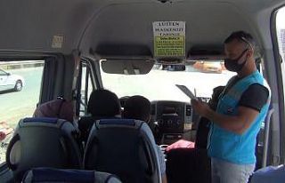 43 ilin geçiş noktasında Covid-19 denetimi
