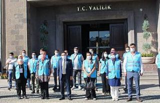 6 bin 307 kişi Korona virüs denetimi için sahaya...