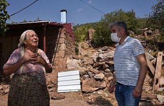 80 yaşındaki Emiş teyzenin su hasreti sona erdi