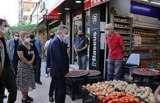Adana Valisinden maske ve sosyal mesafe denetimi