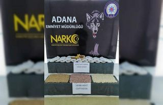 Adana’da 16 bin uyuşturucu hap ve 6 kilo esrar...