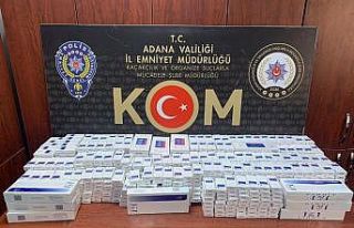 Adana’da bin 330 paket kaçak sigara ele geçirildi