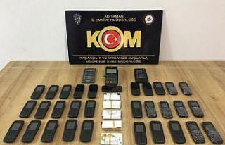 Adıyaman’da kaçak cep telefonu ele geçirildi