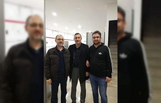 AK Parti Türkeli İlçe Başkanı Turan Yıldırım...