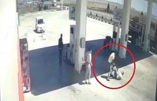 Akaryakıtçı terörü kamerada