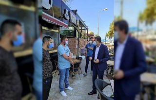 Akçakoca’da maske ve sosyal mesafe denetimi yapıldı