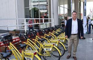 Akhisar’da ilk kez ücretsiz kiralık bisiklet dönemi