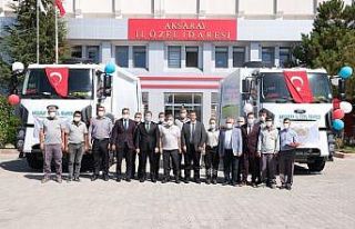 Aksaray’a 2 milyon 200 bin liralık temizlik hibesi