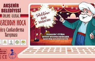 Akşehir Belediyesinden tablet ödüllü fıkra canlandırma...
