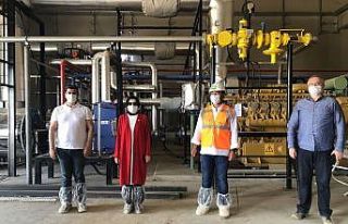 Akyurt Biogaz tesisinde elektrik üretimi başladı