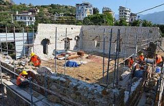 Alanya Gülevşen Cami’nin restore çalışmaları...