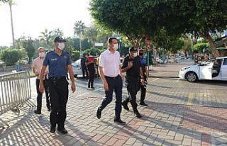 Alanya’da maske denetimi