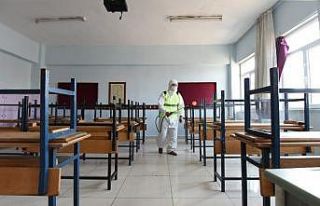 Altınordu’da ilk ders dezenfekte ile başladı