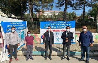 Altıntaş’ta Korona virüs bilgilendirme çadırı