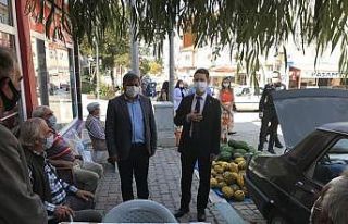 Altıntaş’ta Korona virüs denetimleri