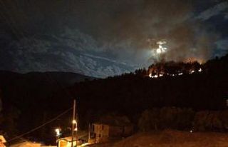 Amasya’da orman yangını yeniden başladı