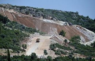 Antalya bulvarı manzaralı yola seyir terası
