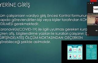 AOSB Akademi’de “İş yerlerinde Covid-19 Yönetimi”...
