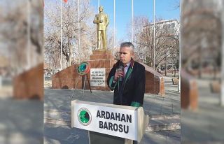 Ardahan Baro Başkanı Avukat Osman Nuri Yıldız...