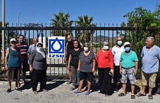 Arıtma tesisi bahçesine kaçak fosseptik çukuru...