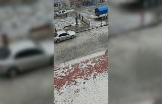 Arpaçay’da dolu sürprizi