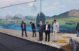 Aşkale’de asfaltlama çalışması başladı
