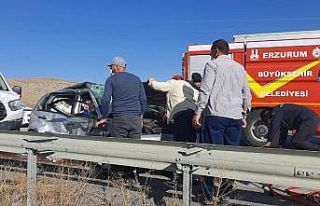Aşkale’de trafik kazası: 3 yaralı
