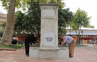 “Asker çeşmesi” yeniden suya kavuştu