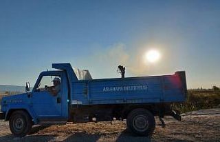 Aslanapa’da haşere mücadelesi