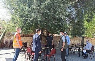 Aslanapa’da Korona virüs denetimleri