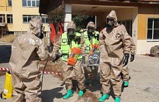 Aydın’da KBRN eğitimi yapıldı