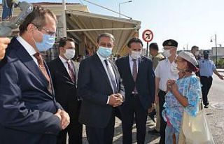 Ayvalık’ta Vali Şıldak’tan Covit19 denetimi