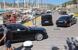 Azerbaycan Cumhurbaşkanı İlham Aliyev Bodrum’da