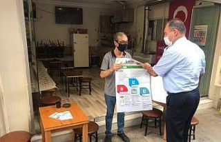 Bafra’da HES uygulamasına afişli bilgilendirme