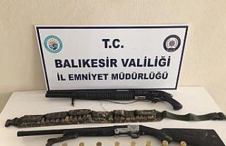 Balıkesir polisinden silah operasyonu