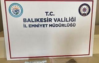 Balıkesir’de polisten uyuşturucu operasyonu