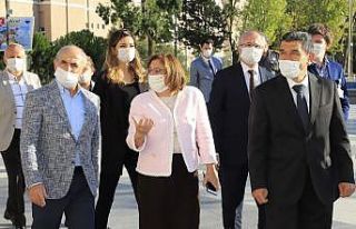 Başkan Akgün, TBB Başkanı Fatma Şahin’i ağırladı