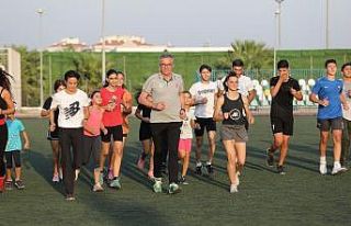 Başkan Arda atletizm pistinde