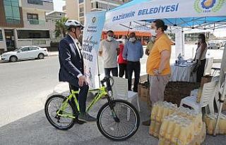 Başkan Arda’dan bisikletli denetim