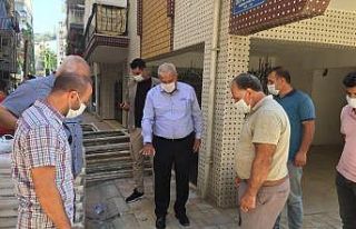 Başkan Atay çalışmalar için sahada